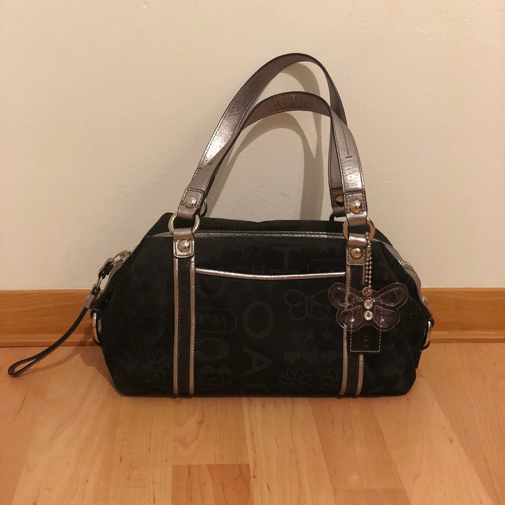 Coach Poppy Butterfly Handbag
